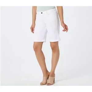 JEN7 by 7 For All Mankind Women's Shorts Sculpting Bermuda‎ Stretch Sz 14 16 18